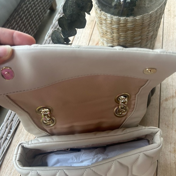 Jason Wu Small Quilted Vegan Leather Shoulder Bag in color light sandstone - Picture 5 of 8